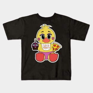 Chica Loves Pizza Kids T-Shirt